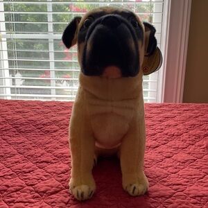 Pug stuffed animal. Soft and cuddly
